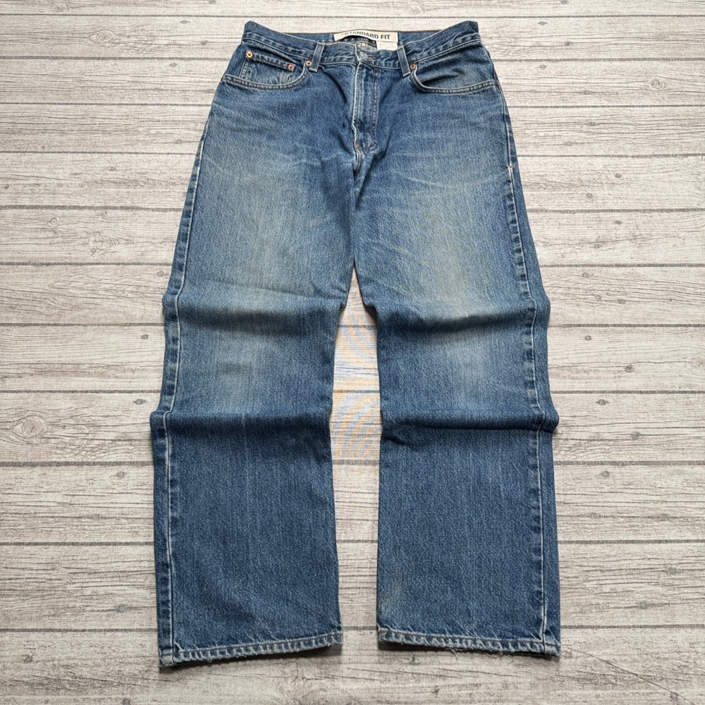 Gap Jeans Men's 33x30 Blue Denim Medium Wash Straight Leg Standard Fit Workwear